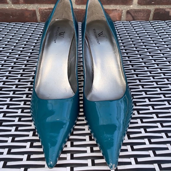 Women’s Teal Pump Size 9.5 - Picture 4 of 5